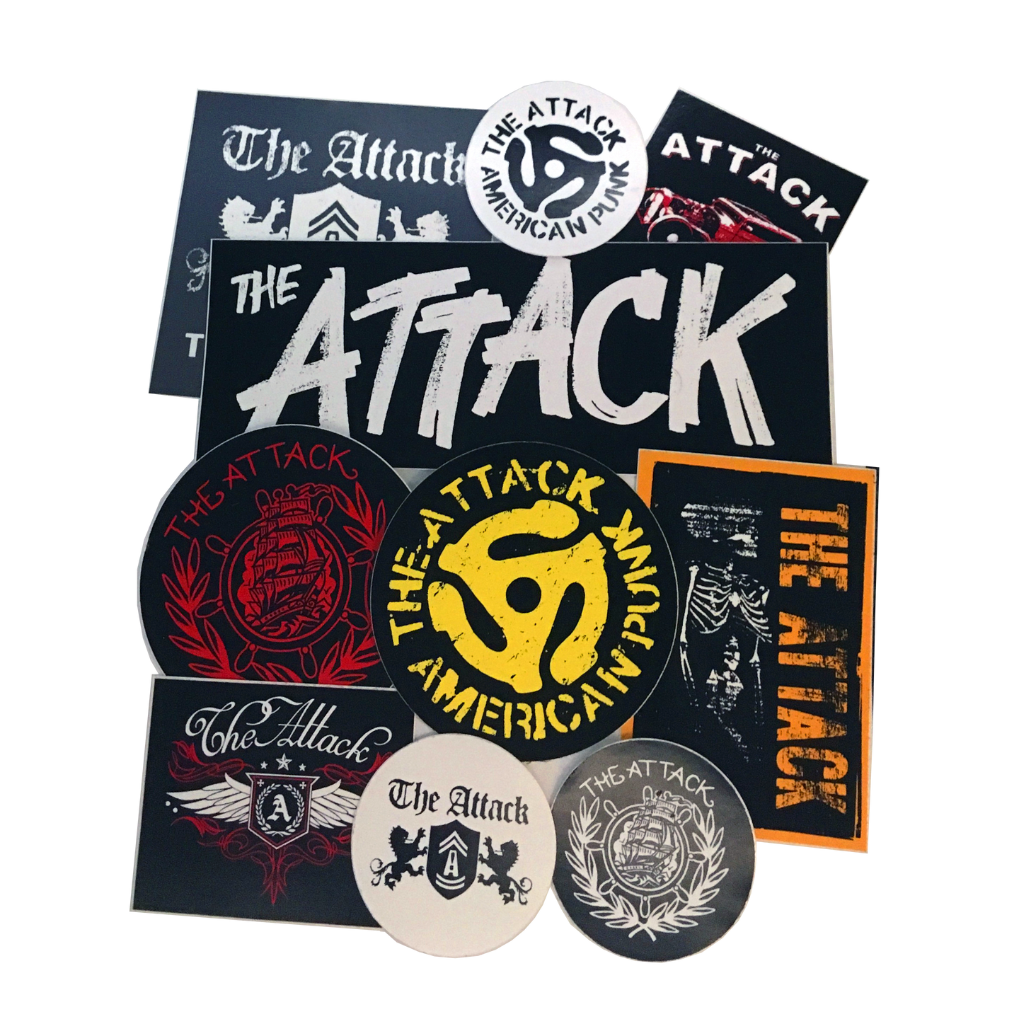 The Attack Sticker Pack (5pk)