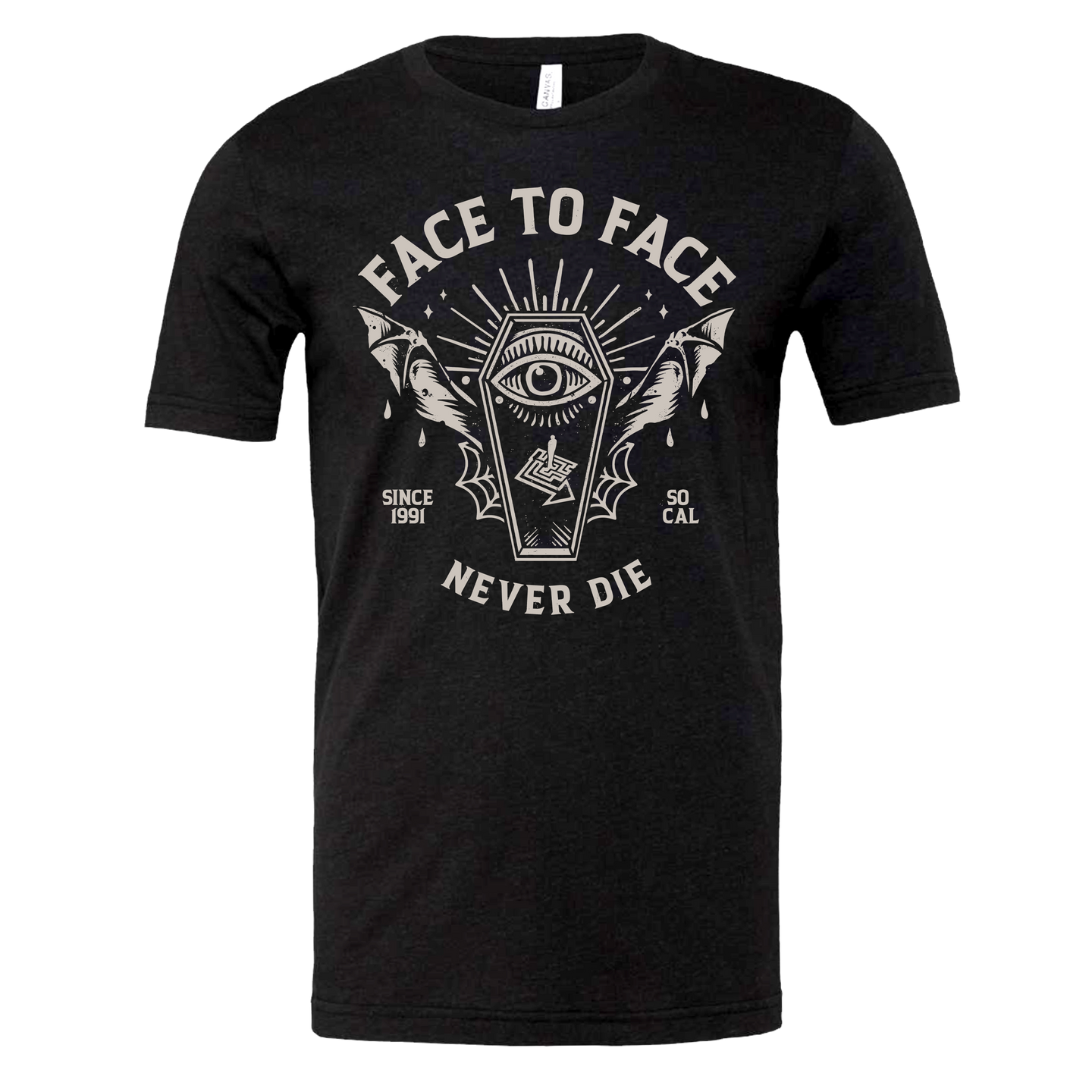 Face to Face - Bat Coffin T-shirt