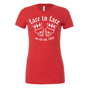 Face to Face - Skull Crown Ladies T