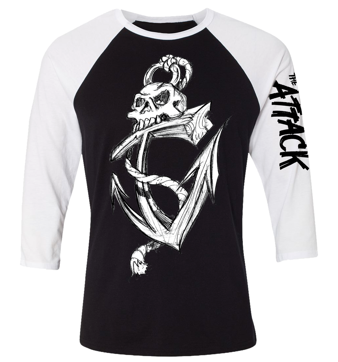 The Attack Anchor Baseball Shirt Enemy Ink