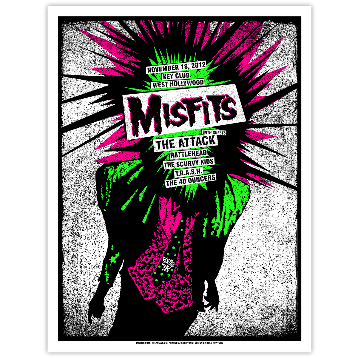 Misfits - 11.18.12 Poster – Enemy Ink