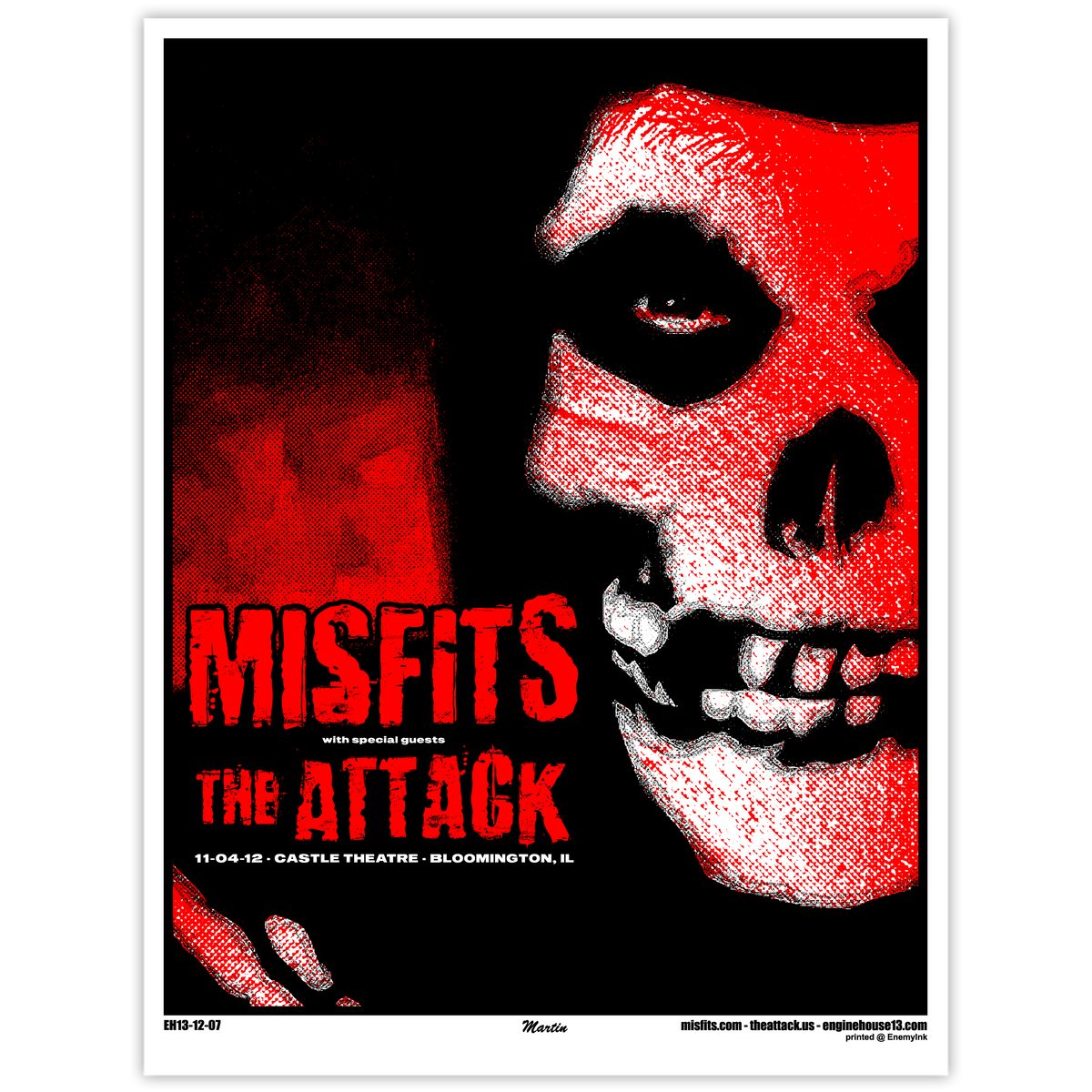 Misfits - 11.04.12 Poster – Enemy Ink