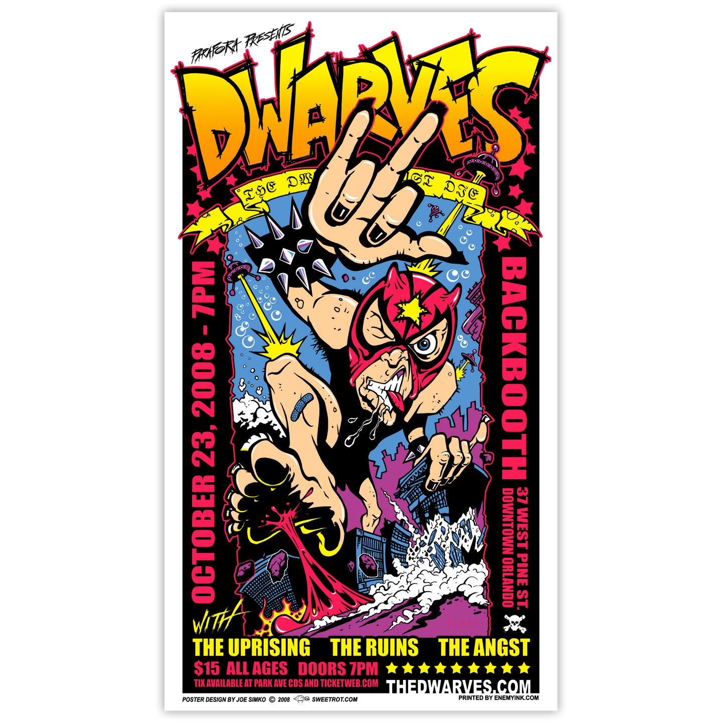 Dwarves - 10.23.08 Poster