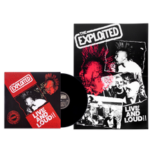 Load image into Gallery viewer, The Exploited - Live and Loud 12” Vinyl w/ Signed with Poster
