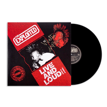 Load image into Gallery viewer, The Exploited - Live and Loud 12” Vinyl w/ Signed with Poster
