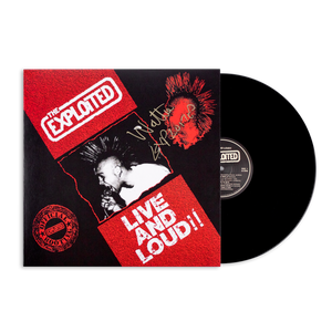 The Exploited - Live and Loud 12” Vinyl w/ Signed with Poster