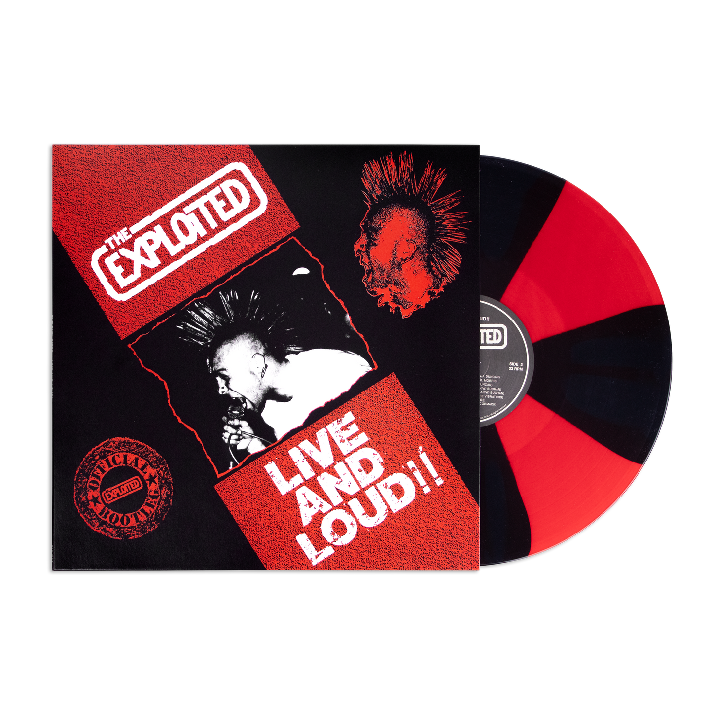 The Exploited - Live and Loud 12” Vinyl