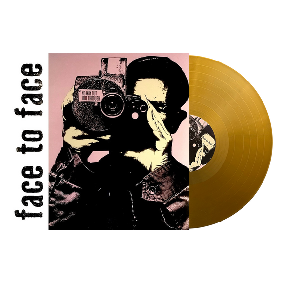 Face To Face - No Way Out But Through - limited edition gold vinyl (AUCTION)