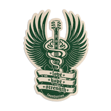 Load image into Gallery viewer, Love Hope Strength Woven or Embroidered Patch (natural)
