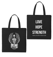 Load image into Gallery viewer, Love Hope Strength Logo Tote
