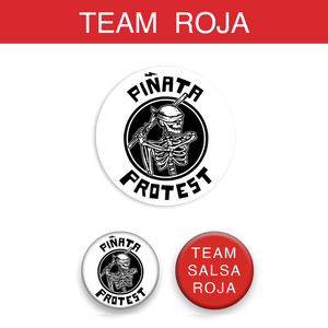Piñata Protest - Team Roja Sticker/Button Pack