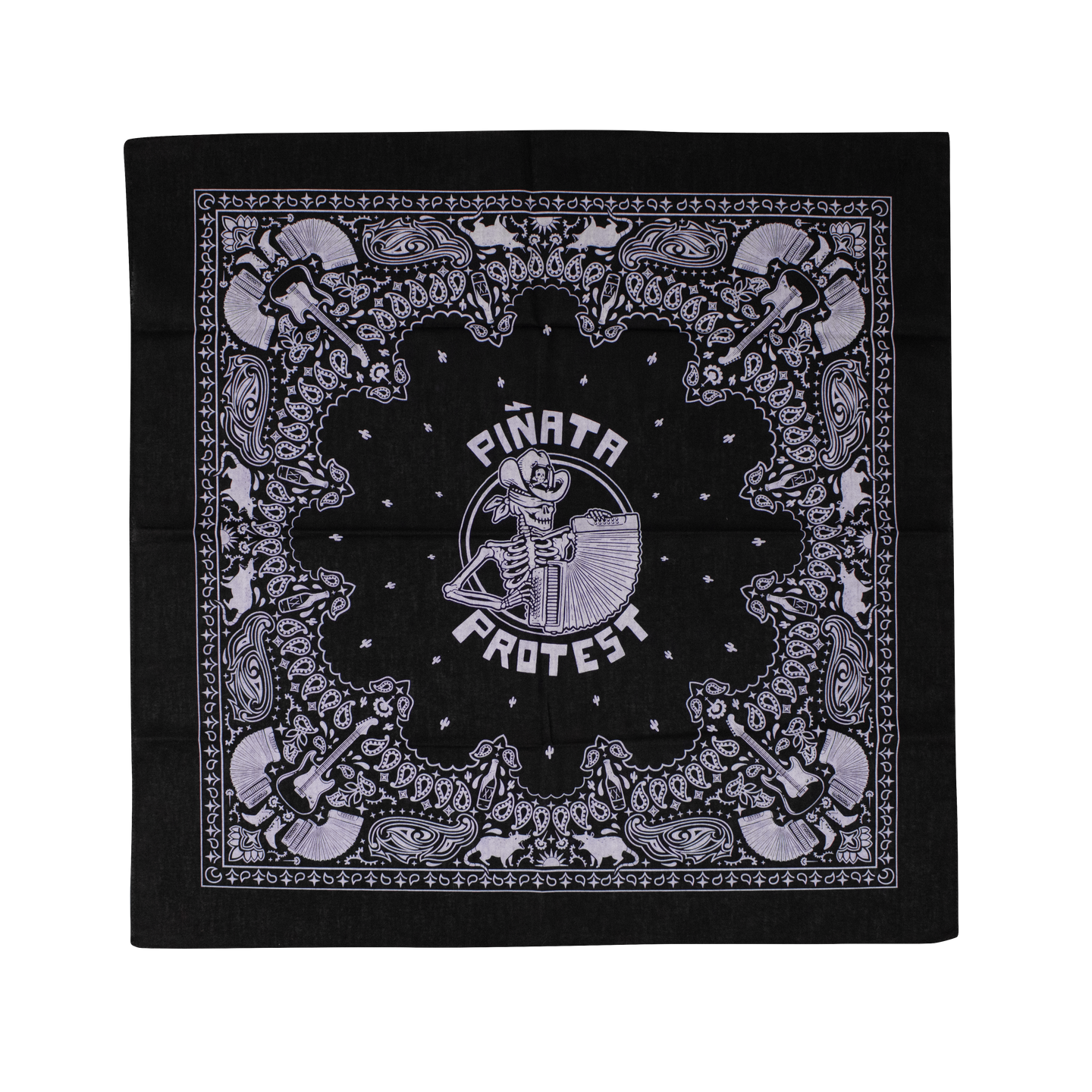 Piñata Protest - Accordion Skeleton Bandana