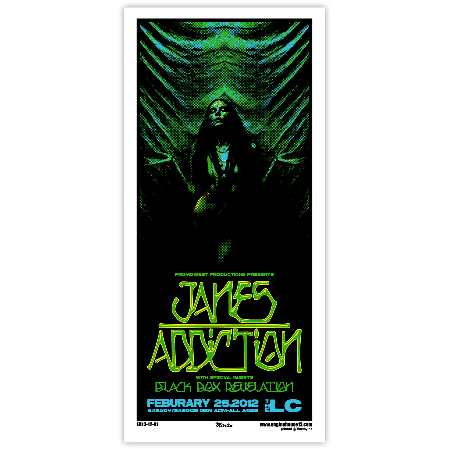Janes Addiction - 2.25.12 Poster