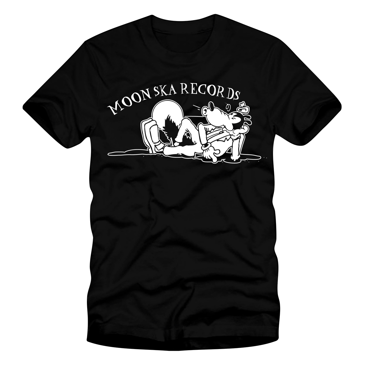 Moon Ska Dog Shirt - Black