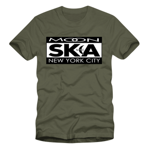 Moon Ska Logo Shirt - Military Green
