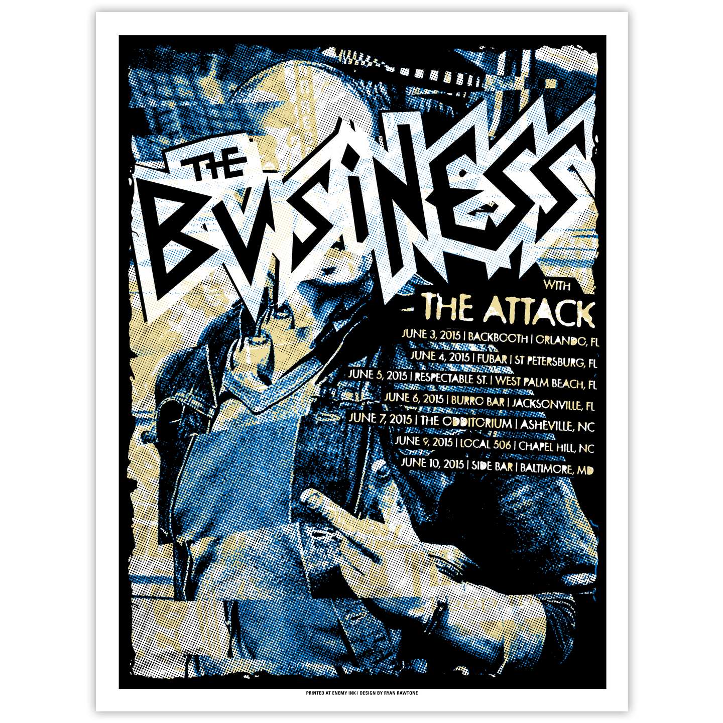 The Business - 2015 Tour Poster