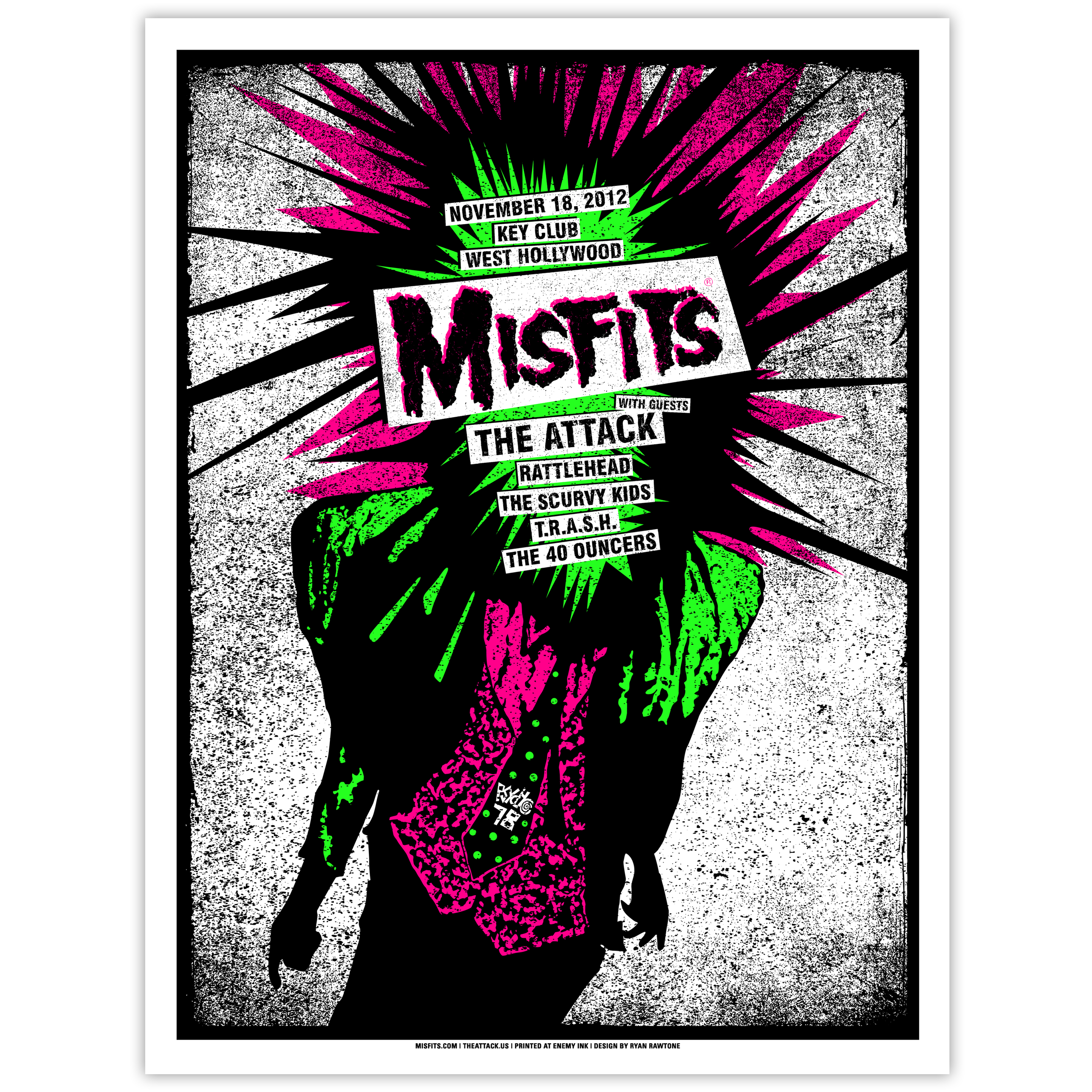 Misfits - 11.18.12 Poster – Enemy Ink